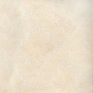R-GLAMOUR IVORY FLORAL FRAME MATELASSE BY REGAL FABRICS