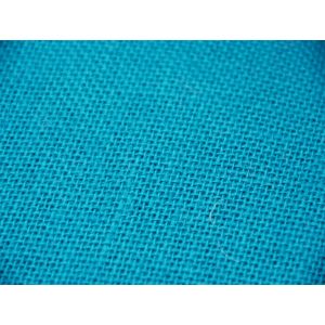 Jute Burlap Fabric - Turquoise