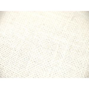 Jute Burlap Fabric - White