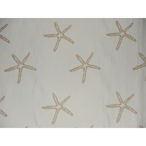 Indoor/Outdoor Star Embroidery - Natural