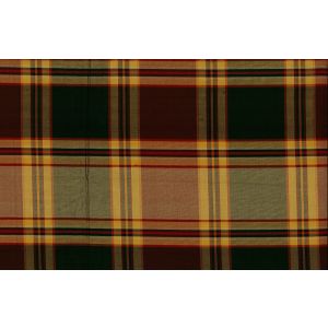 Artee Silk Dupioni Check/ Plaid Thanda Red Green 