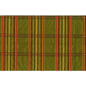 Silk Taffeta Check 54 Double Beam Green Red