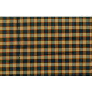 Artee Silk Taffeta Check 54 Rust Green