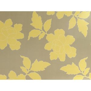 Robert/Allen 3382 -New Peony Canary/Taupe