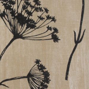 Duralee Floral, Black/Beige 20922-144 Multi Upholstery Drapery fabric