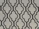 Trellis 1 Black/White Linen Embroidery Fabric