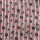 Red White and Blue Stars 100% Cotton  Fabric
