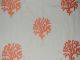 Indoor/Outdoor Coral Embroidery - Coral