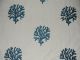 Indoor/Outdoor Coral Embroidery - Teal