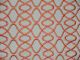 Indoor/Outdoor Squigy Embroidery - Coral