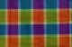  Artee Silk Dupioni Check/Plaid Leslie Orange Green Purple 