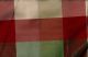 Artee Silk Taffeta Check 54 501 Dark Red Celedon Cream