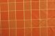 Silk Taffeta Plaid/Check Window  Orange 102  100% silk
