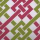 Duralee Trellis/Lattice, Rose/Green 20949-138 Multi Upholstery Drapery fabric.